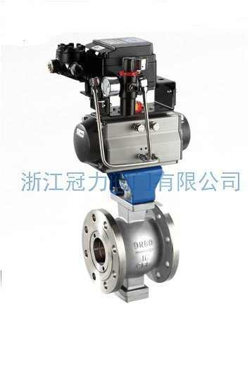 V型球閥：零部件少，使用操作方便！