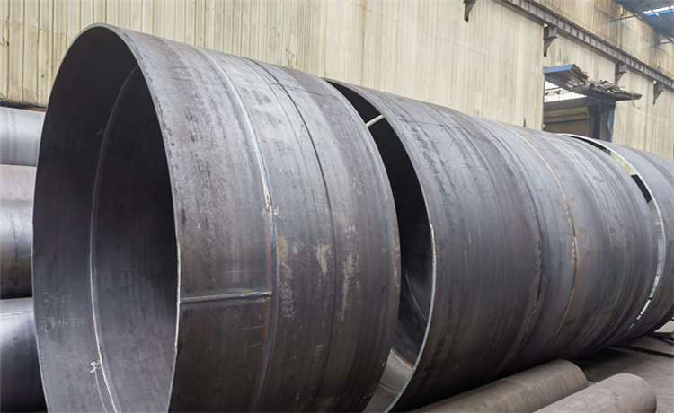 鋼材場鋼便橋鋼支撐，百色325-6螺旋管，720mm螺旋鋼管，螺旋管2700