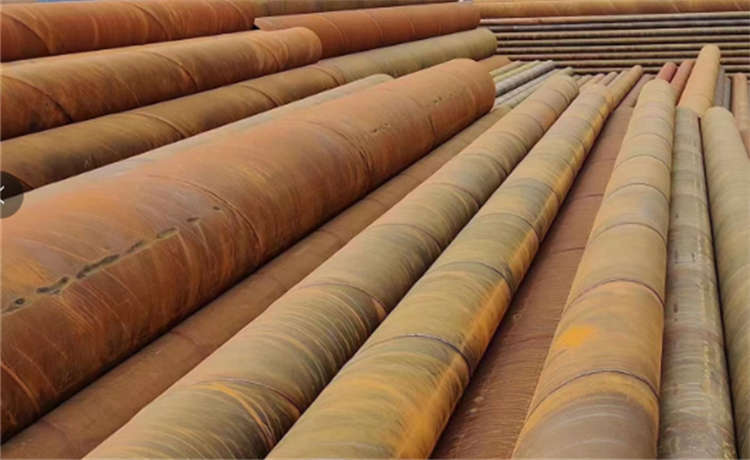 清遠(yuǎn)區(qū)循環(huán)水防腐螺旋鋼管，鋼材場(chǎng)800mm螺旋焊管，dn2500mm螺旋管，630污水排水防腐螺旋管廠家