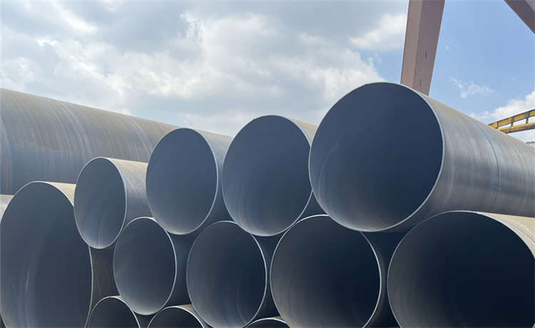 1300mm螺旋焊管，鋼材場(chǎng)2320mm螺旋焊管，火電廠循環(huán)水鋼管，供水防腐螺旋管